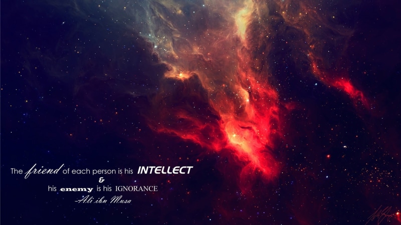 red, stars, quote, science, beauty in nature, space, nature, no people, outdoors, astronomy, digital, night, scenics - nature, Imam, galaxy