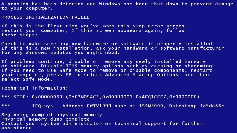Blue Screen Of Death, BSOD, 1080P, Microsoft Windows