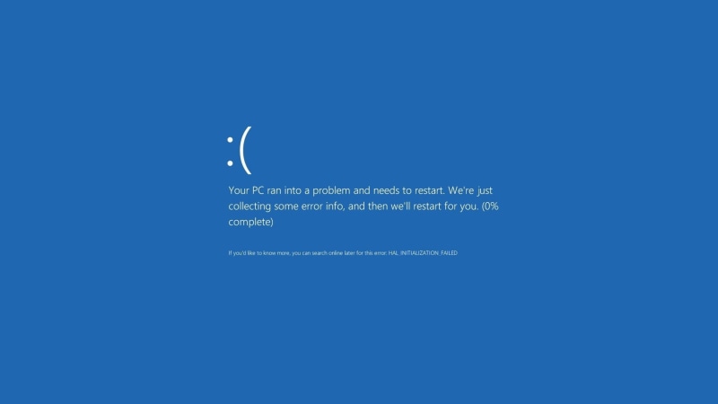 blue, computer, screen, death, 1080P, tech