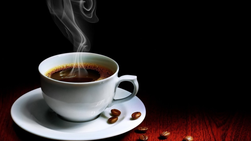 cup, coffee beans, coffee, hot, 1080P, beans, hot drink, drink