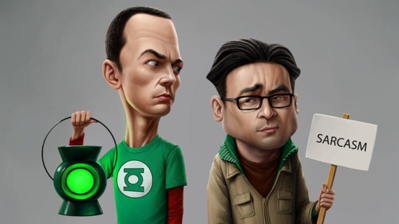 The Big Bang Theory, Sheldon Cooper, Leonard Hofstadter, humor, 1080P, sarcasm, TV