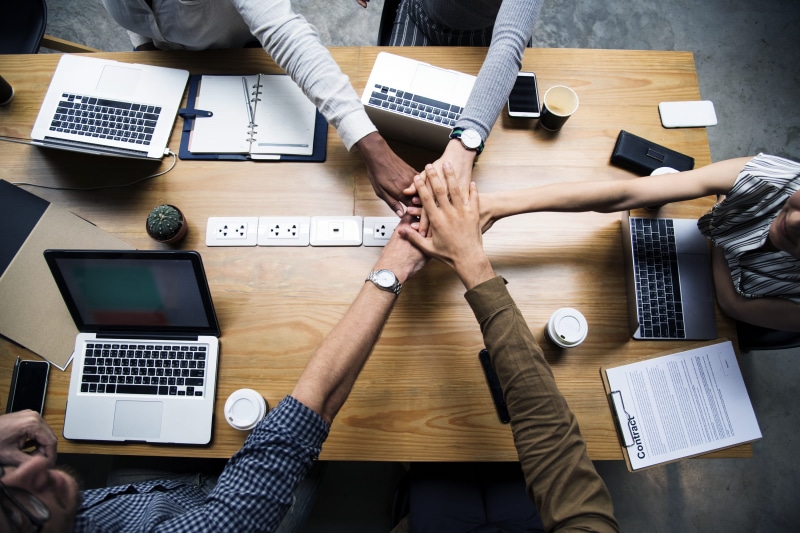 desk, connection, office, togetherness, teamwork, agreement, business person, meeting, design professional, workspace, unity, trust, adult, furniture, computer