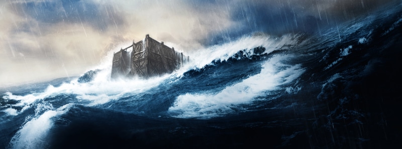 long exposure, rock, blue, Movies, Noah, 8K, travel, illustration, scenics - nature, Jennifer Connelly, power, sea, Fantasy, power in nature, Movie, body
