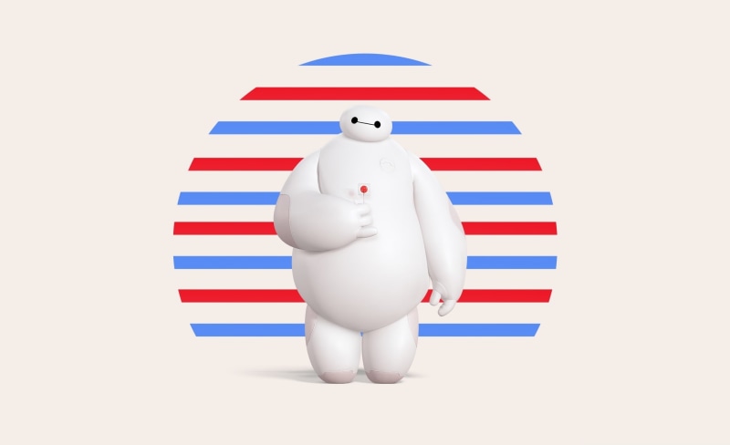 holiday, studio shot, 1080P, close-up, Film, indoors, digital, no people, creativity, Others, Baymax, high angle view, egg, art and craft, Movie