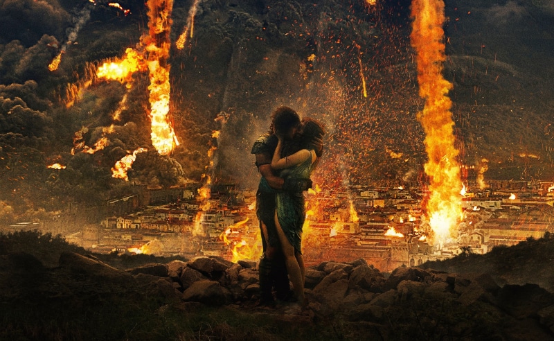 Love, Mount Vesuvius, Epic, bonfire, outdoors, Volcano, Movie, kissing, night, communication, Other Movies, 2K, full length, digital, woman