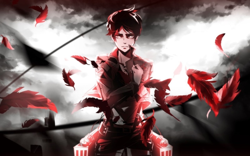 720P, anime, Eren Jeager, Shingeki no Kyojin