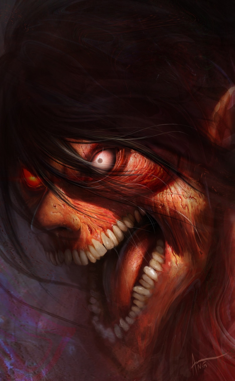 Eren Jeager, 1080P, Shingeki no Kyojin, JOO YANN ANG, Attack on Titans