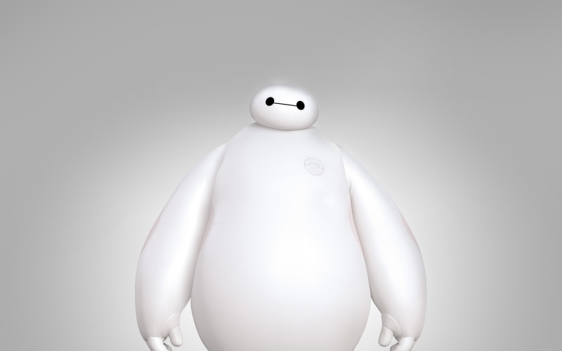risk, still life, movies, elegance, gray background, gray, no people, Baymax (Big Hero 6), fun, white color, close-up, man made object, Big Hero 6, representation