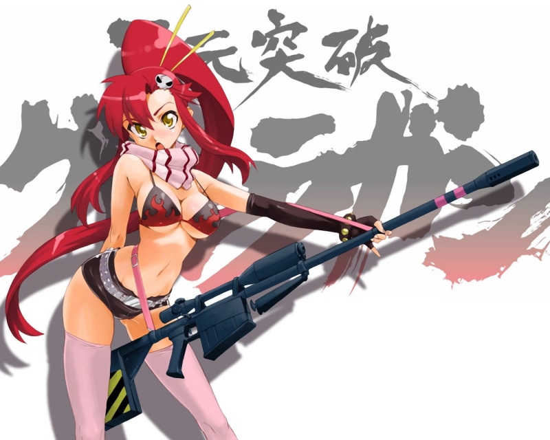 720P, littner, art, gurren, anime, hot, toppa, Tengen Toppa Gurren Lagann, lagann, Yoko Littner, x, yoko, tengen, hd