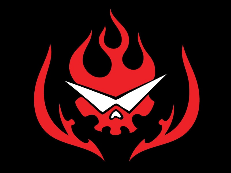 1080P, vector, tengen, toppa, flaming, logo, lagann, phone, skulls, red, gurren, white