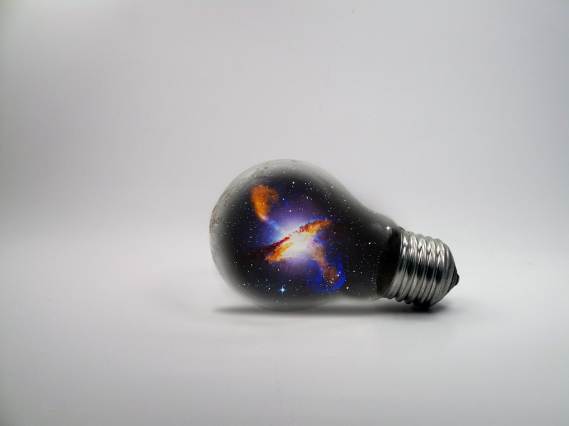 indoors, fuel and power generation, copy space, purple, inspiration, symbol, black, idea, space, invention, cosmos, star, nebula, no people, success, imagination