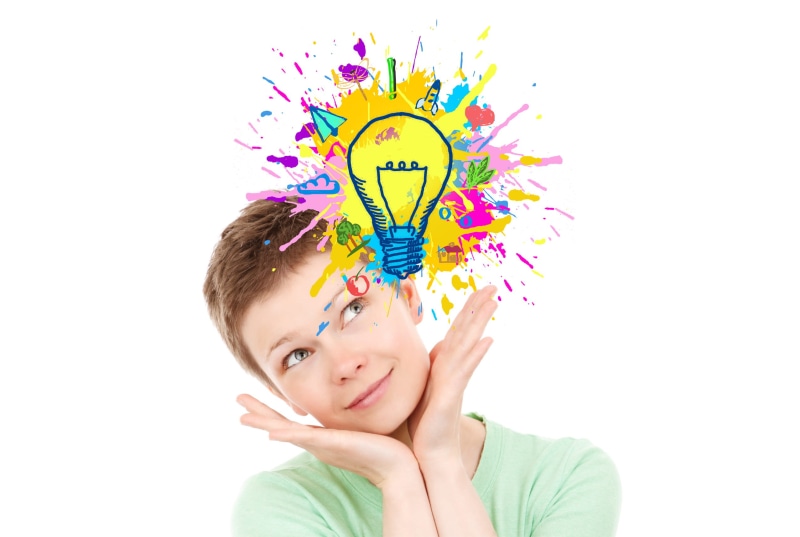 think, spray, face, effect, young adult, school, brain, liquid, image, crazy, draw, imaginative, bulb, brainstorming, eye, career, white background, brainstorm