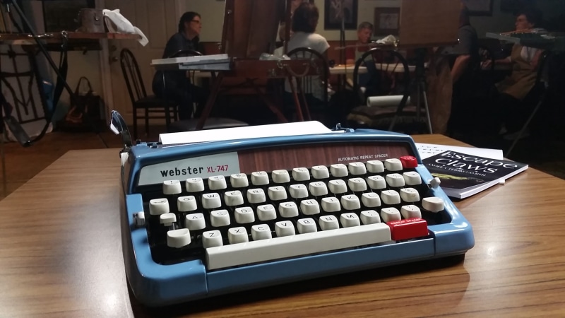 text, wood, office, calculator, message, author, equipment, letter, story, retro, vintage, communication, book, old, typewriter, secretary, cafe bienville