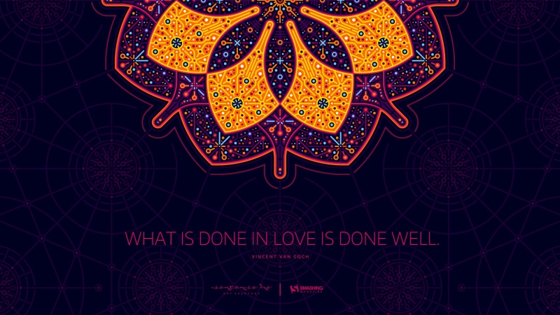 symmetry, mandalas, artwork, inspirational, abstract, pattern, 2K, Vincent van Gogh, Smashing Magazine, quote