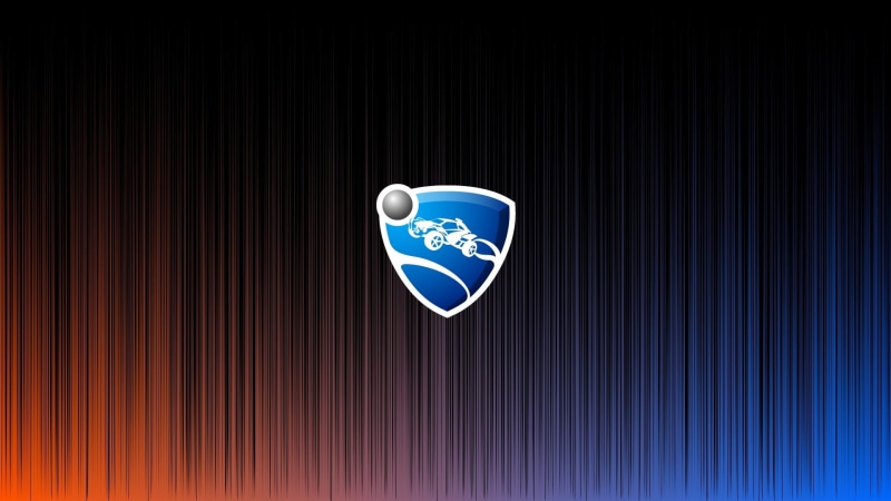 Rocketleague, 1080P, blue, soccer, Rocket League, car, black, Orange