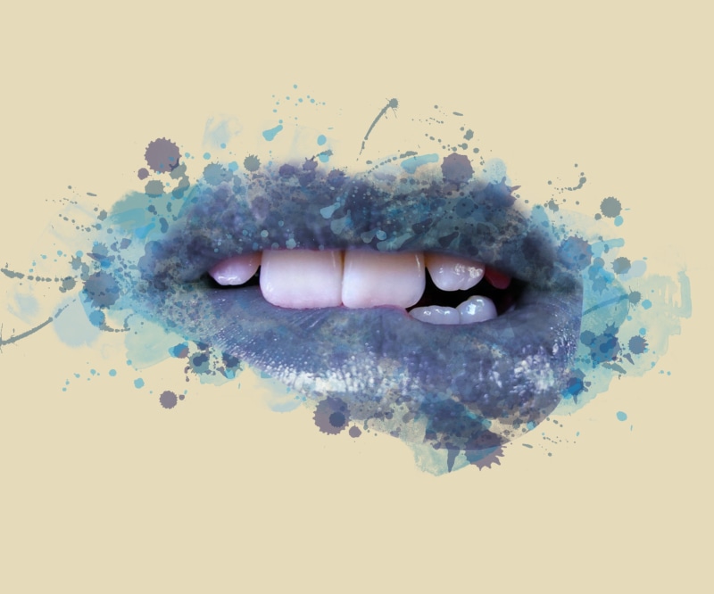 human face, women, make-up, multi colored, indoors, dental care, background, motion, adult, teeth, pattern, 2K, lips, human lips, digital composite, studio shot