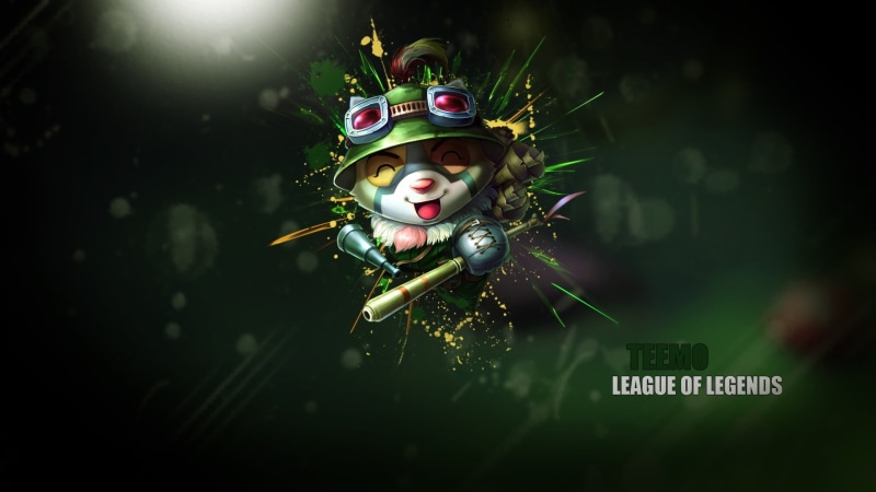 clothing, League of Legends, nature, one person, art and craft, green color, 1080P, Teemo, headwear, costume, plant, representation, human representation