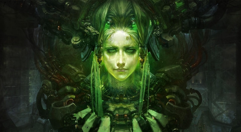 illuminated, science fiction, real people, waist up, front view, women, lighting equipment, young adult, green color, 1080P, teenager, young women, leisure activity