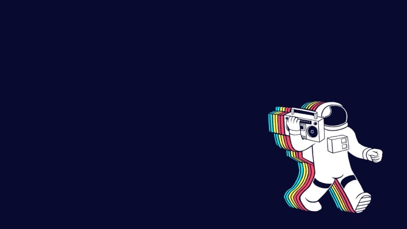 music, close-up, indoors, toy, cut out, robot, minimalism, rainbows, creativity, no people, illustration, black background, astronaut, representation, arts culture and entertainment