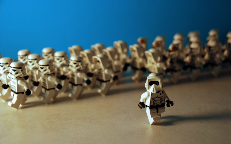 no people, toy, stormtrooper, armed forces, figurine, military, arts culture and entertainment, in a row, art and craft, LEGO, representation, blue, toys