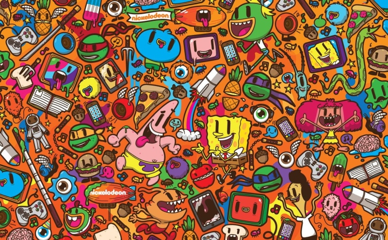 spongebob, caricature, colorful, squarepants, cartoons, nickelodeon, patrick star, star, patrick, 720P
