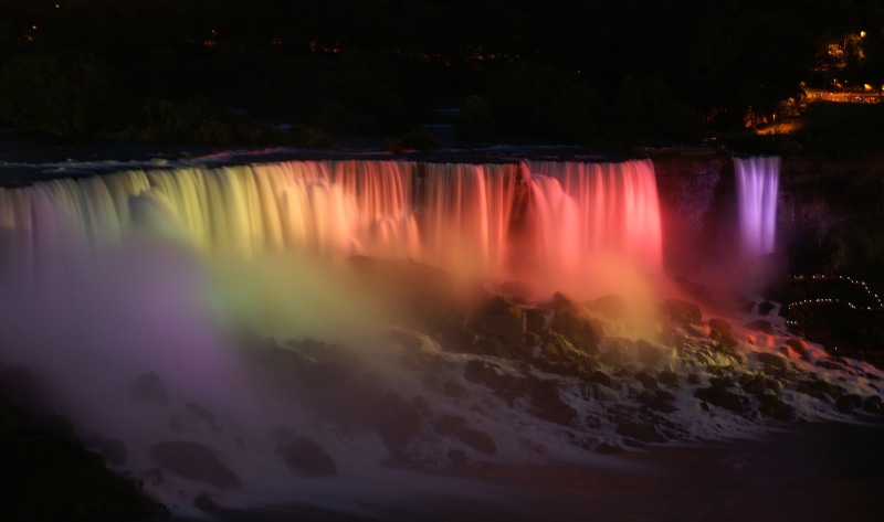 power in nature, nature, waterfall, non-urban scene, flowing, travel, long exposure, illuminated, power, no people, rainbows, falls, flowing water, beauty in nature