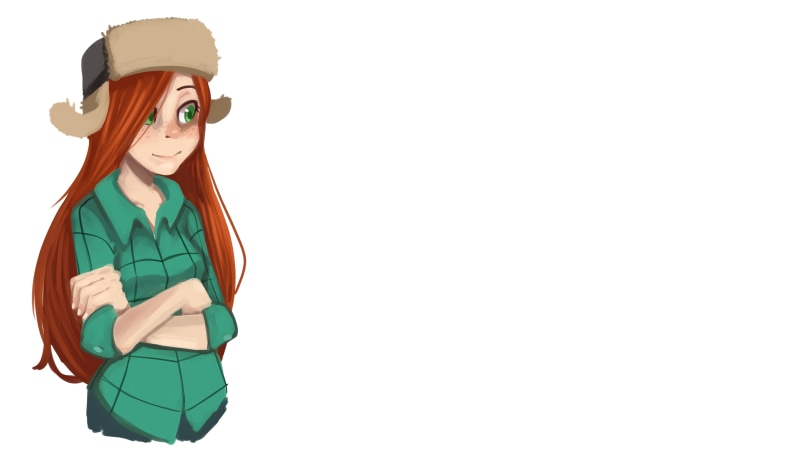 computer Graphic, white Background, student, cut out, government, females, indoors, cute, hat, standing, copy space, one Person, 4K, female, teenage Girls