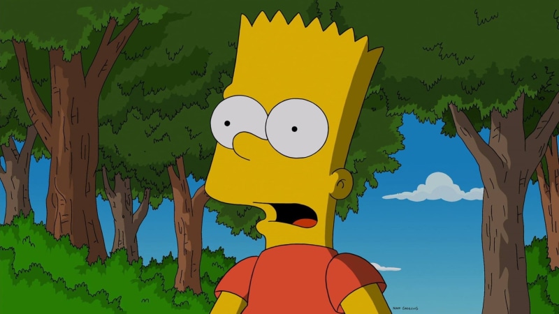 day, tree, craft, no people, lifestyles, sky, 1080P, The Simpsons, mural, outdoors, creativity, green color, leaf, plant, representation, art and craft