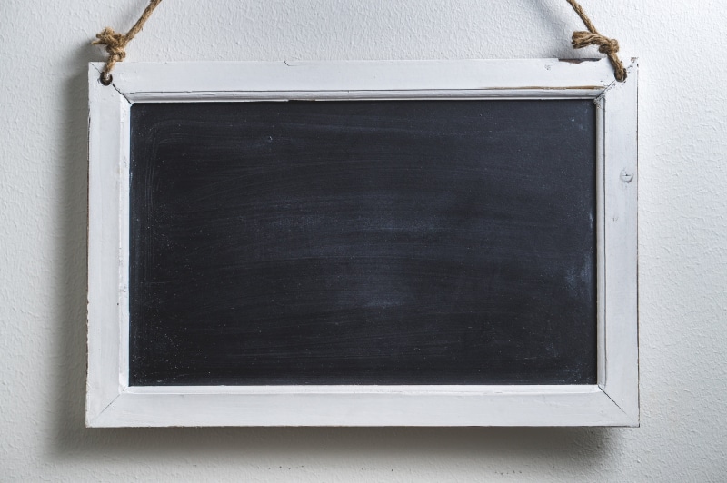 education, board, close-up, retro, rope, dirty, black color, flipchart, teaching, studio shot, communication, blank, black, school, framed, frame, write