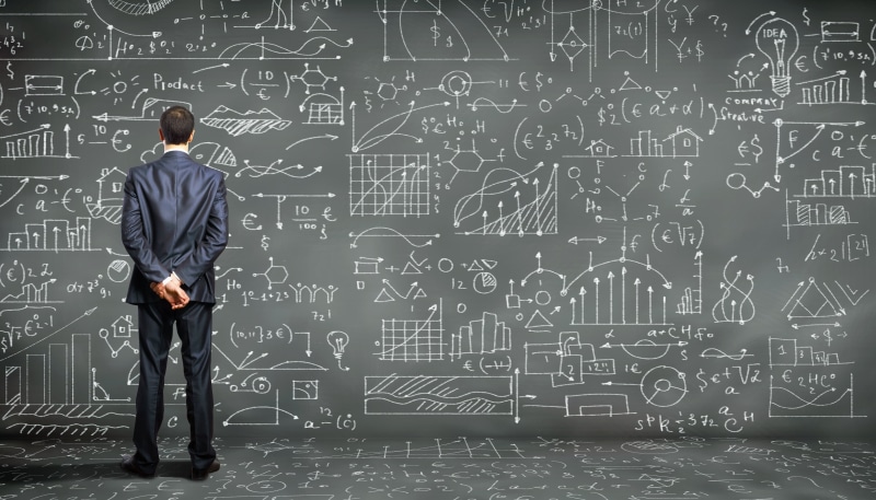 art and craft, creativity, one person, rear view, board, men, full length, pants, methods, adult, chalk - art equipment, s, blackboard, indoors, jacket