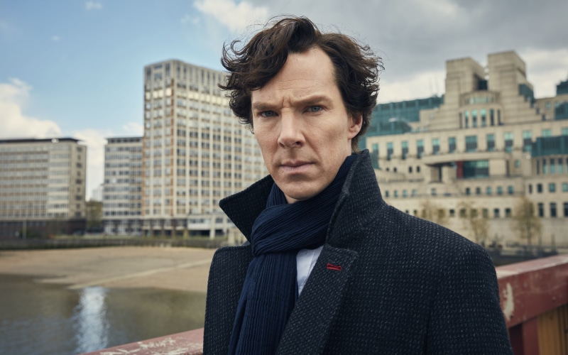 Sherlock Holmes, Benedict Cumberbatch, BBC, the series, Sherlock, 4K, British film and television actor