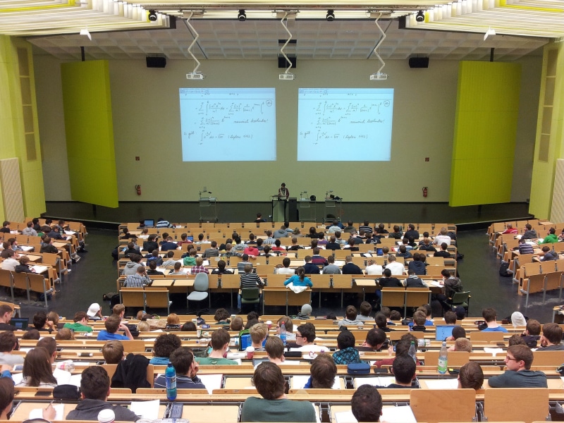 classroom, learn, seminar, university, 1080P, campus, architecture, lecture, board, school, learning, sitting, indoors, table, men, lecturer, adult, real people
