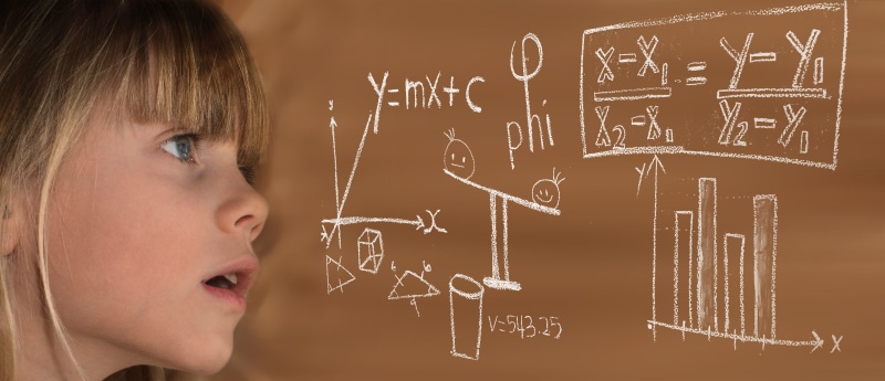 5K, face, equation, physics, chalkboard, structure, bill, genius, portrait, blackboard, girls, student, arithmetic, geometric, childhood, calculation