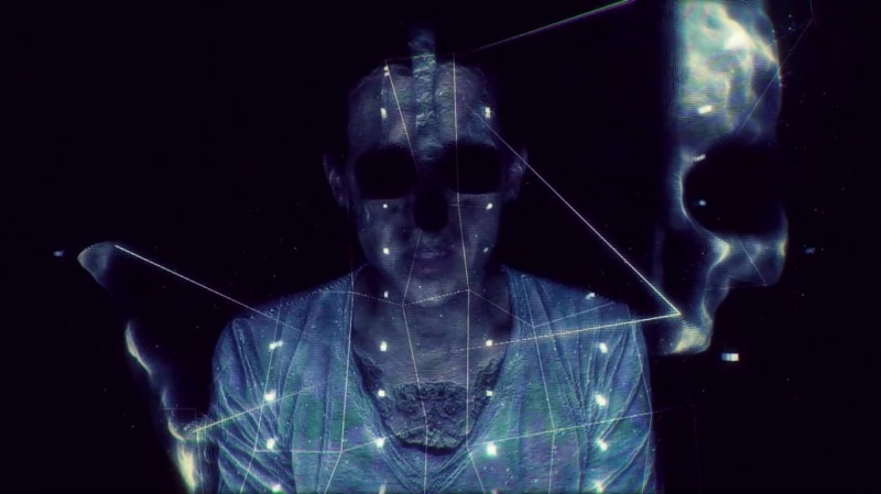 internet, one person, digital composite, light - natural phenomenon, skeleton, black background, illustration, studio shot, mystery, person, global communications