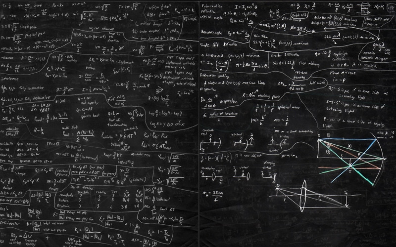 1080P, formula, mathematics, science, chalkboard