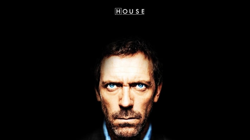 young adult, Hugh Laurie, adult, serious, M.D., 1080P, human face, copy space, s, portrait, one person, front view, looking at camera, shirt, indoors