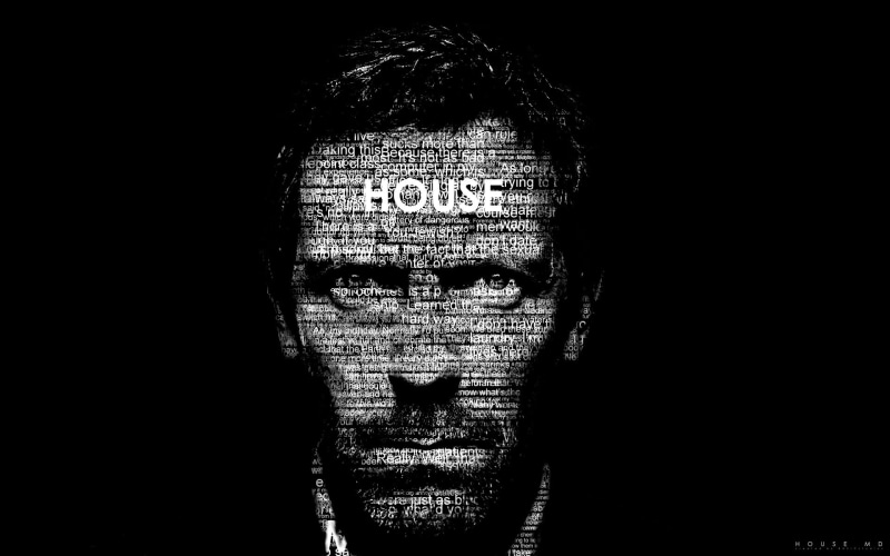 human representation, front view, 1080P, copy space, studio shot, House M.D., hugh, Hugh Laure, Dr. House, body part, innocence, dark, one person, looking at camera