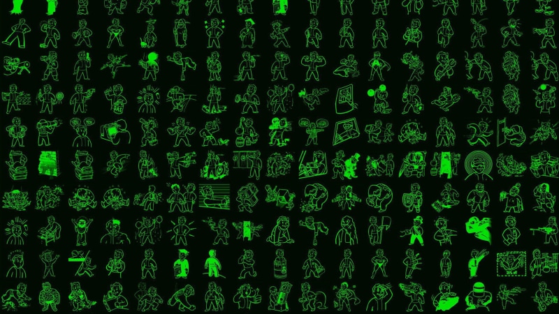 art, shape, built structure, set, repetition, symbol, web, collection, digital, outdoors, green color, element, graphic, sign, in a row, funny