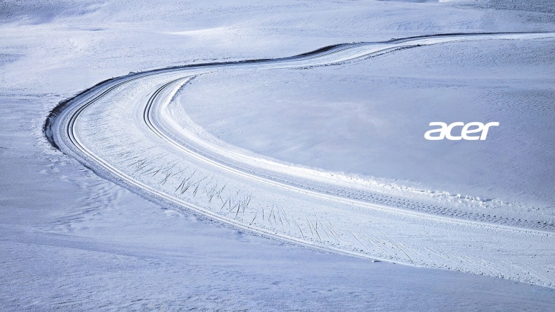 nature, 1080P, land, Acer, curve, winter, sports track, mattress, floral, high angle view, close-up, white color, snow, landscape, no people, pattern