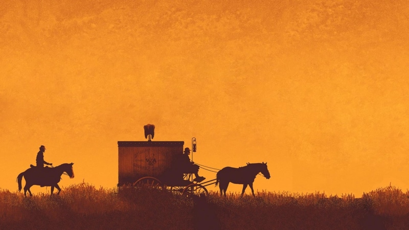 movies, Orange, 1080P, Django Unchained, horse, Carriage, Quentin Tarantino