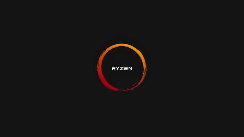 8K, RYZEN, Ryazhenka, Corn, AMD, logo, Ryazan, background