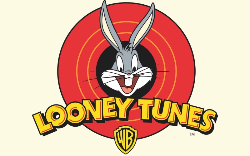 symbol, studio shot, red, cartoon, sport, sign, Looney Tunes, communication, text, representation, western script, no people, indoors, 2K, Bugs Bunny