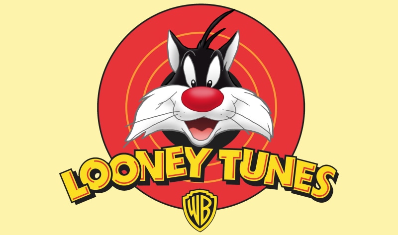 Looney Tunes, drink, looney, Sylvester, event, snack, food and drink, sign, nightlife, 2K, logo, fast food, communication, text, yellow, Cartoon, tunes