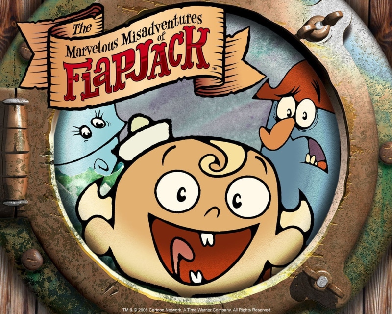 art and craft, indoors, The Marvelous Misadventures of Flapjack, architecture, spirituality, representation, cartoon, multi colored, Cartoon Network, 720P
