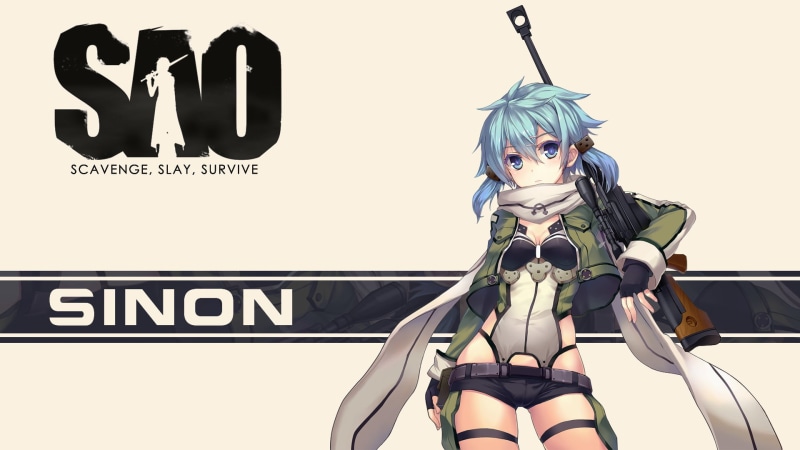 Asada Shino, capital letter, anime, text, human representation, western script, healthcare and medicine, communication, sao, creativity, warning sign, 1080P