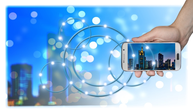 futuristic, smartphone, logistics, wireless technology, board, digital composite, gear, light - natural phenomenon, studio shot, lines, touch screen, human body part
