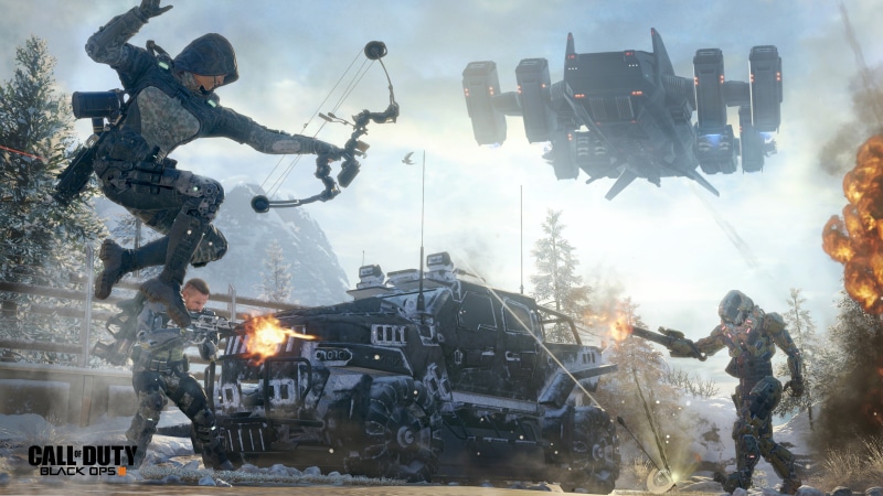 group, group of people, motor vehicle, military, duty, nature, first-person shooter, spraying, aggression, power, riot, firefighter, Call of Duty: Black Ops III