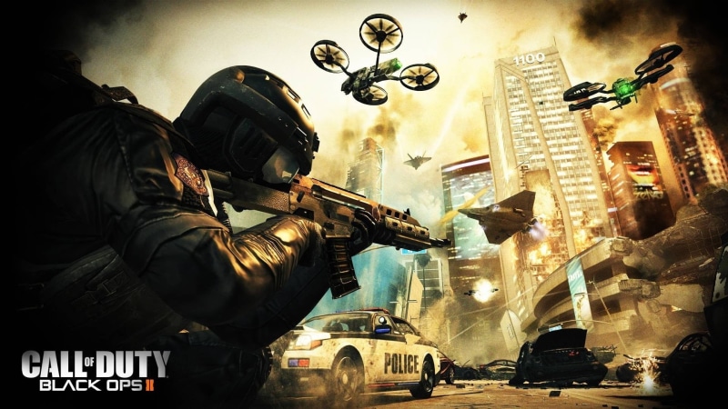 black, clothing, real people, people, Call of Duty, 1080P, protection, motor vehicle, video games, car, call, rescue worker, Call of Duty: Black Ops II