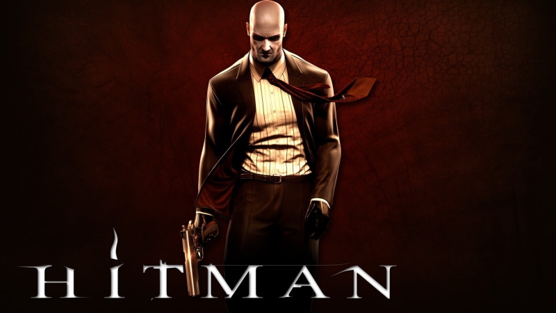 sign, hitman, portrait, front view, communication, men, reborn, studio shot, fashion, young adult, sportsman, sport, graphic, Hitman: Absolution, one person