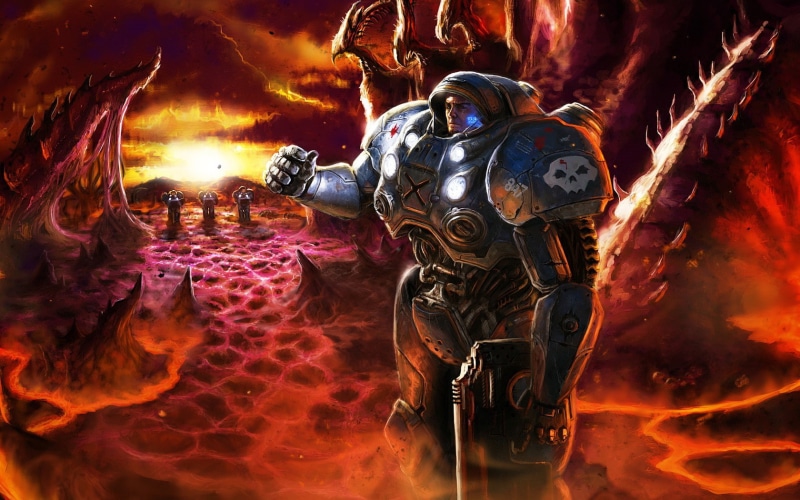 Starcraft II, 720P, Terran